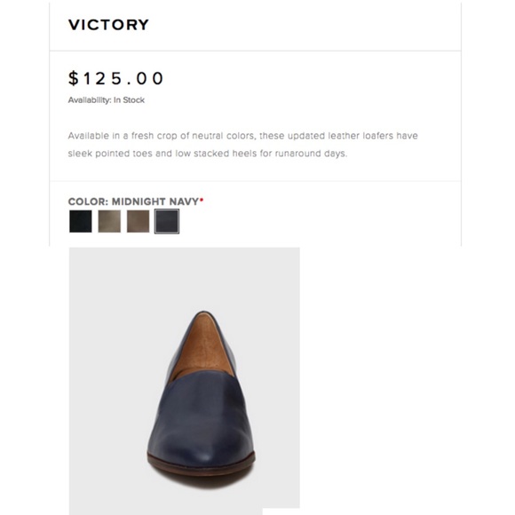  HP!! NWT Kelsi Dagger BK Victory Loafer -Navy - Picture 4 of 4