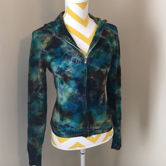 Zip-up 100% Cashmere Hooded Sweater