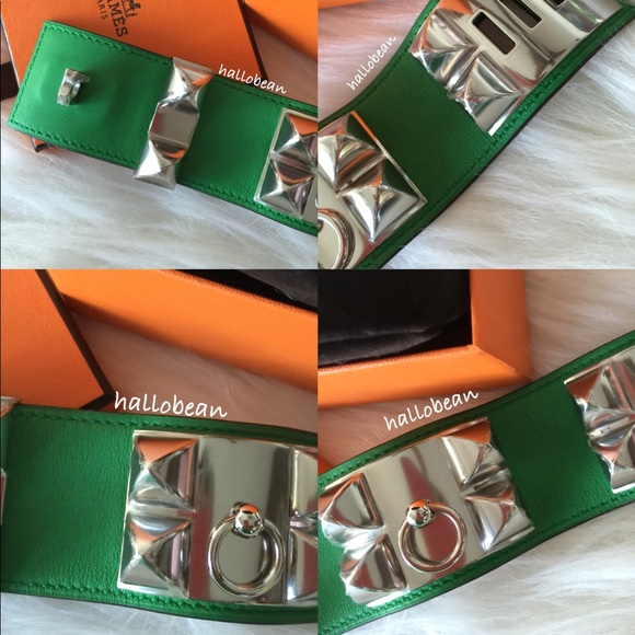 ❌SOLD❌NIB Hermes Bambou Swift CDC bracelet Small - Picture 7 of 8