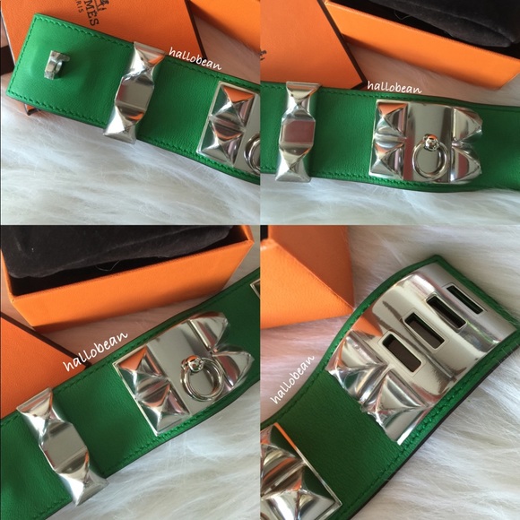 ❌SOLD❌NIB Hermes Bambou Swift CDC bracelet Small - Picture 8 of 8