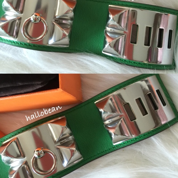 ❌SOLD❌NIB Hermes Bambou Swift CDC bracelet Small - Picture 5 of 8