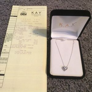 Kay Jewelers: DWG diamond necklace.