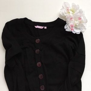 CLEARANCE 💥💥Black full sleeve cardigan