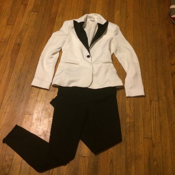 Express White Tuxedo Jacket