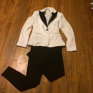 Express White Tuxedo Jacket