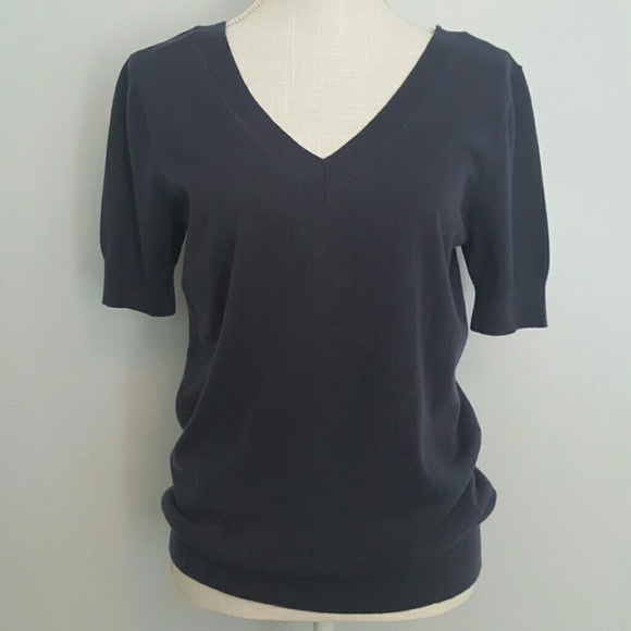 Ann Taylor Double V Sweater