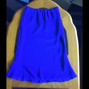 Blue skirt