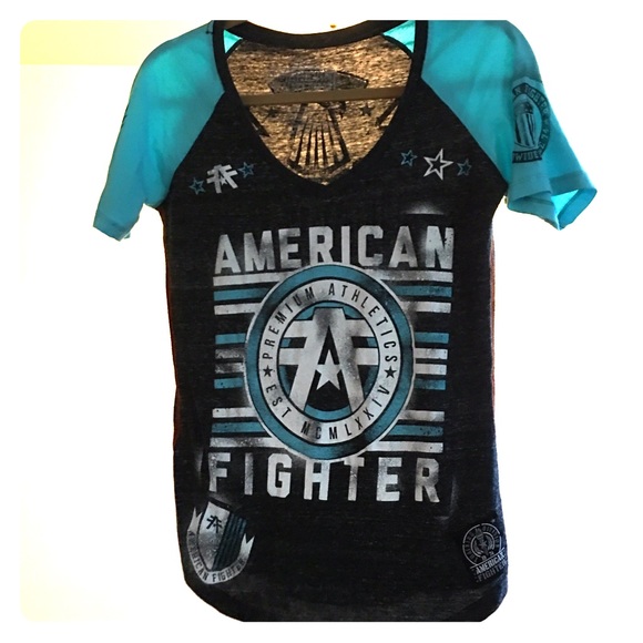 American Fighter tee