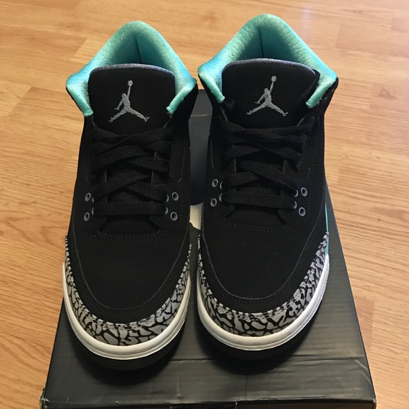 Turquoise Air Jordans - Picture 2 of 4