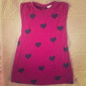 Heart tank top