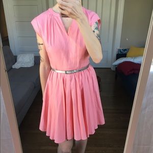 BB Dakota pink skater dress
