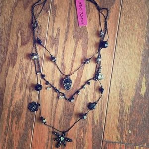 Betsey Johnson Skull Necklace