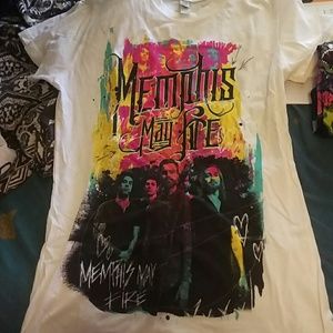 Memphis May Fire white tee from hottopic