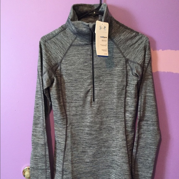 SOLD NWT UNDER ARMOUR COLDGEAR 1/2 ZIP TOP - Picture 1 of 4
