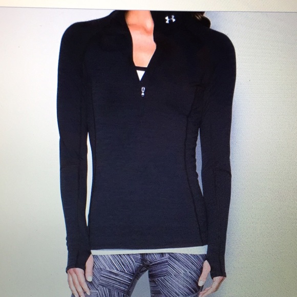 SOLD NWT UNDER ARMOUR COLDGEAR 1/2 ZIP TOP - Picture 4 of 4