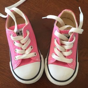Pink Converse All Star Sneakers