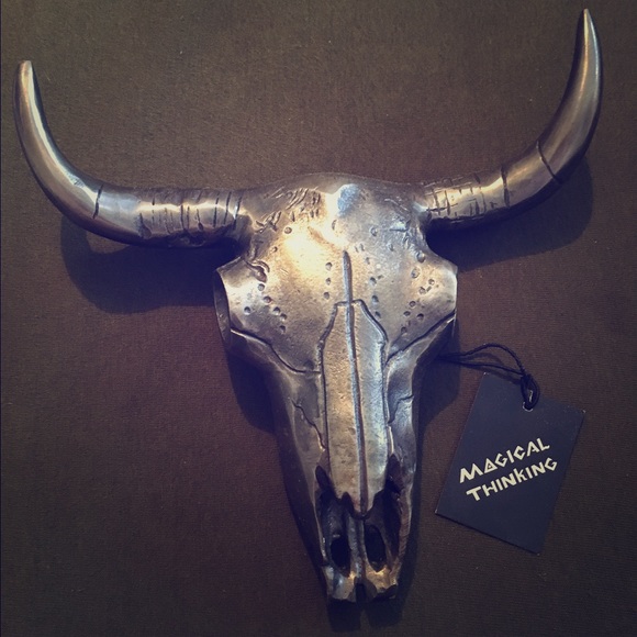 Magical Thinking bison skull wall decor!