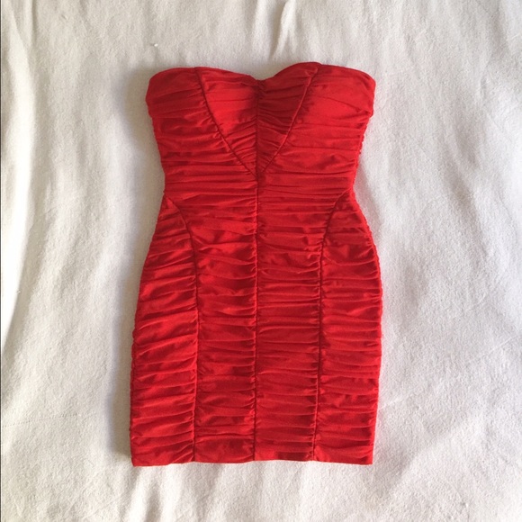 Pink bebe minidress