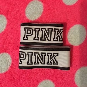 Pink stretchy bands