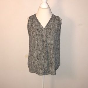 Black and White Blouse