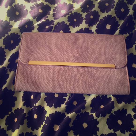 Lilac clutch/ crossbody
