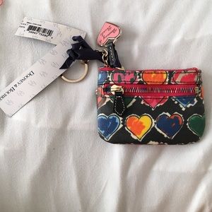 Dooney and Bourke card wallet keychain
