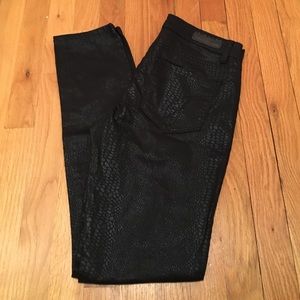 NWOT Calvin Klein Snakeskin Leggings