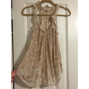 Rebecca Taylor Leopard Sequin Top