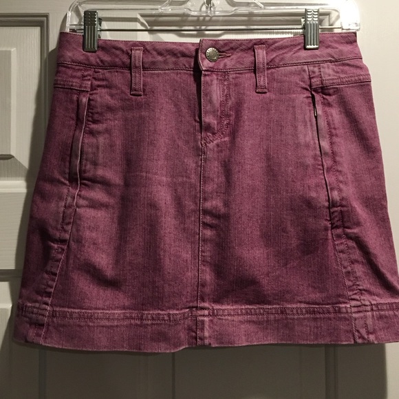 Lacoste Purple Denim Skirt
