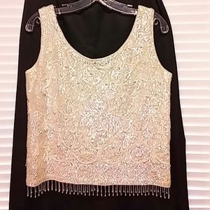 Formal party beaded top