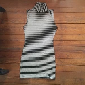 Turtle neck bodycon dress