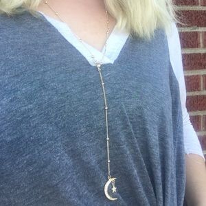 LC Lauren Conrad Moon and Star Necklace