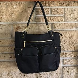 Olivia + Joy Black Tote Bag