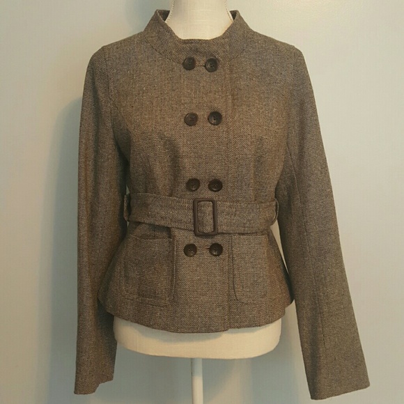 Ann Taylor Loft Tweed Coat