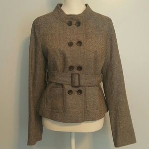 Ann Taylor Loft Tweed Coat