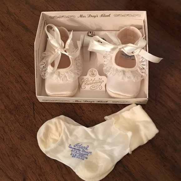 Mrs. Day's Ideal 3 pc Christening Set. NIB