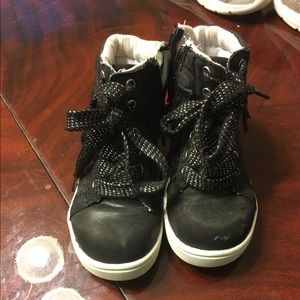 Black little girl sneakers