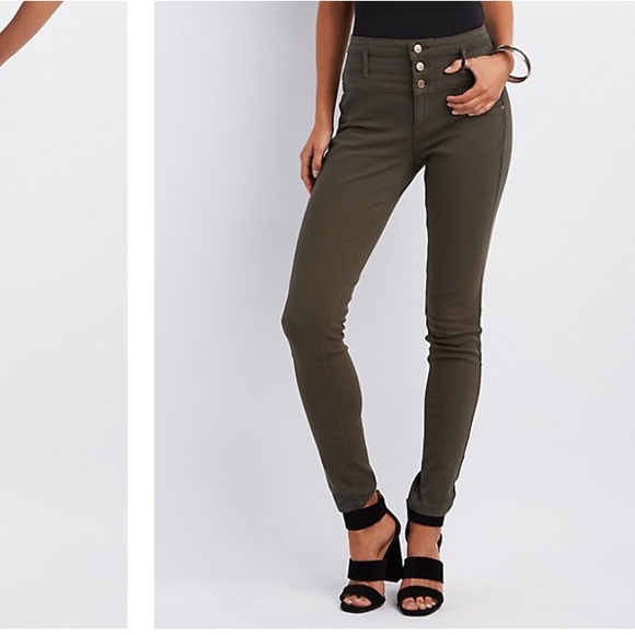 Charlotte Russe Refuge Hi-waist Skinny Jeans