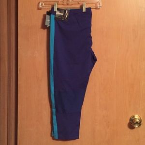 Blue nike capris