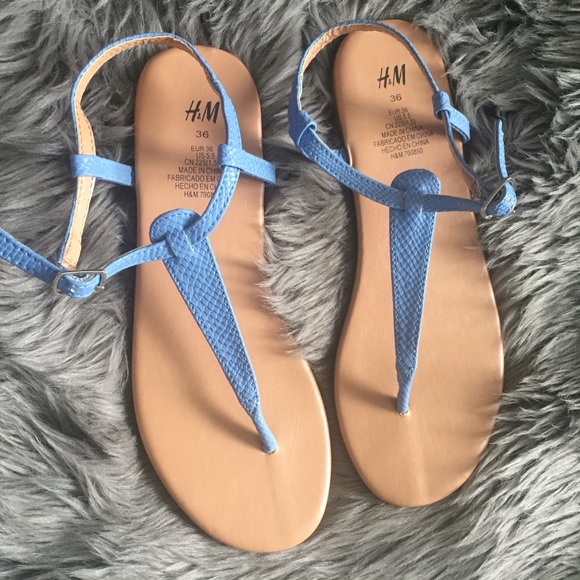 Faux matte snakeskin sandals