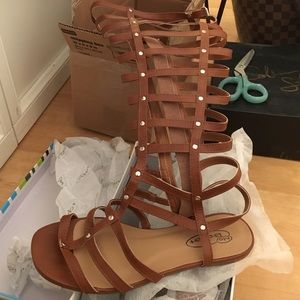 SUMMER SALE Brown Gladiator Sandal