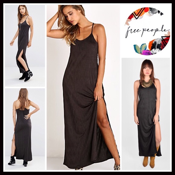 FREE PEOPLE Black Dress Maxi Slip - Picture 8 of 8
