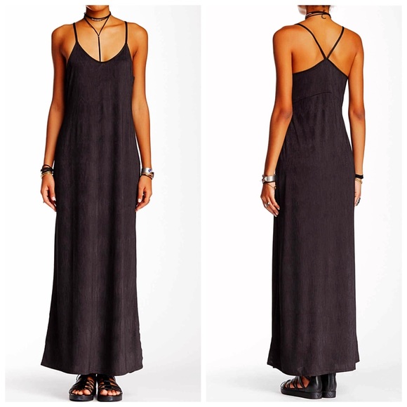FREE PEOPLE Black Dress Maxi Slip - Picture 5 of 8
