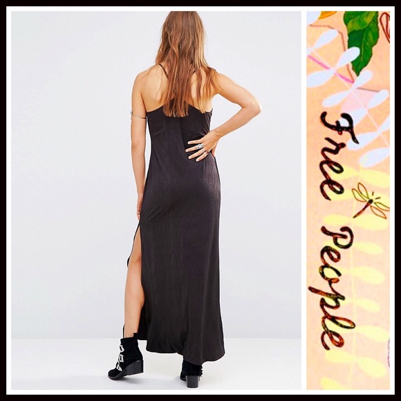 FREE PEOPLE Black Dress Maxi Slip - Picture 6 of 8