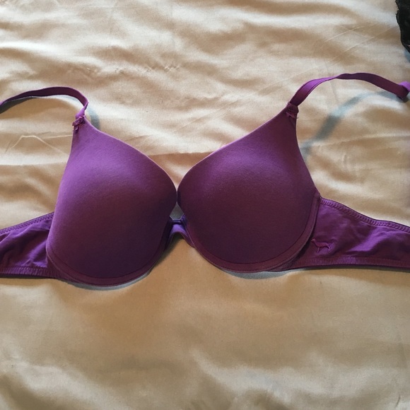 PINK purple push up bra