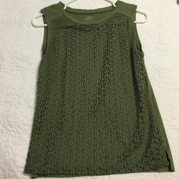 SOLD-Loft sleeveless top - Picture 2 of 4