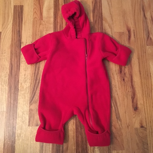 Baby Lands End Fleece Winter Onesie