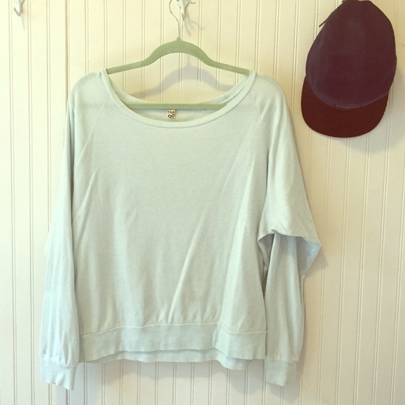 Aritzia Tops - TNA Baby Blue Crewneck
