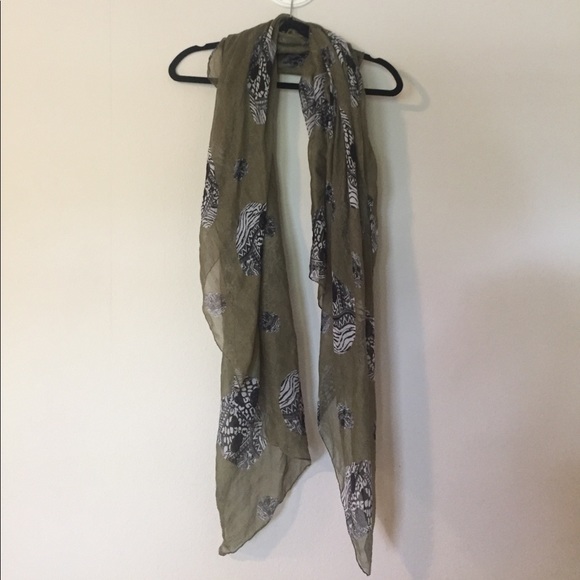 FREE Olive green scarf *see description - Picture 1 of 3