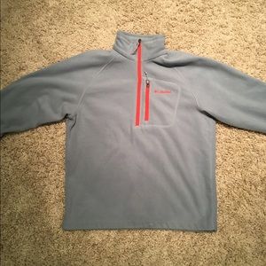 Columbia fleece quarter zip jacket.